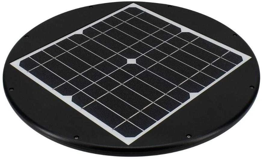 Bemko Carruzzo SOLARNA OPRAWA PARKOWA LED SOLUM 20W 2200LM 3000-4000K IP65 Juoda