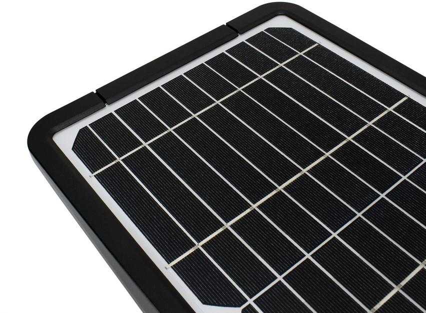 Bemko 15W LED gatvės šviestuvas su saulės baterija ir judesio davikliu, juodas, 4000K, IP65
