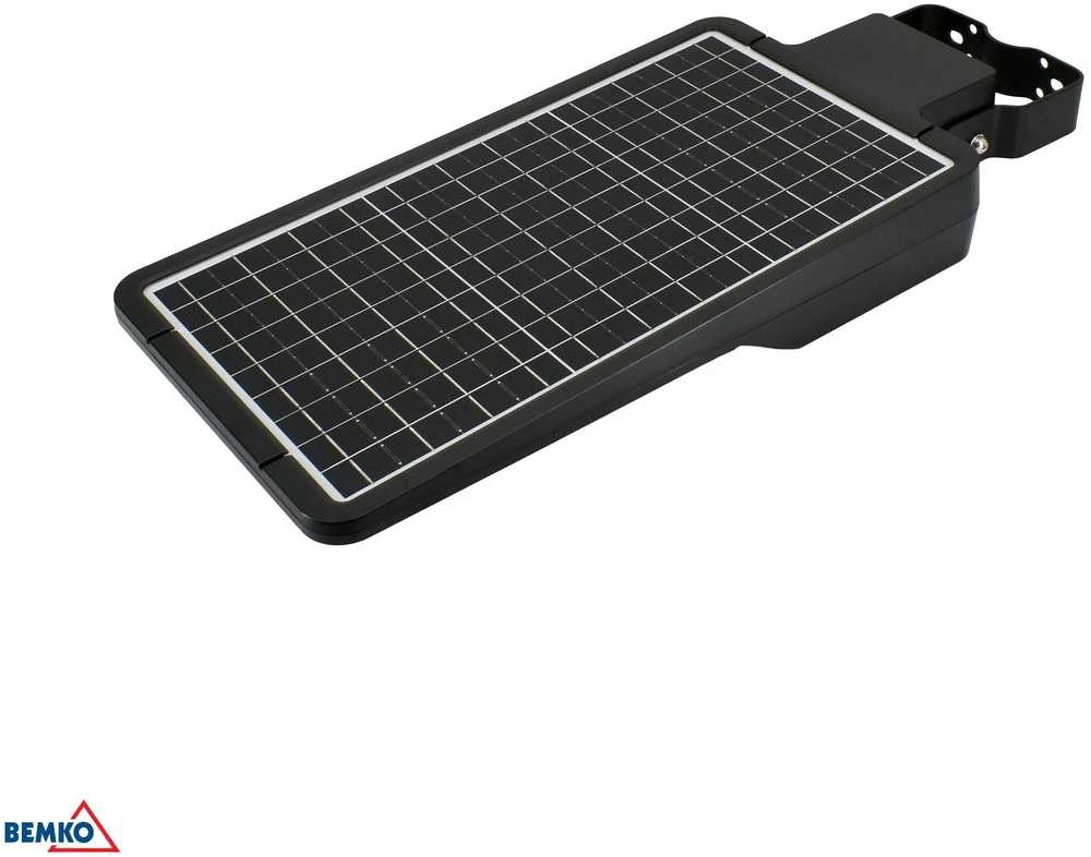 Bemko SOLARNA OPRAWA ULICZNA LED SOLGER 40W 6000LM 3000/4000/6000K IP65 Juoda CZ. PIR