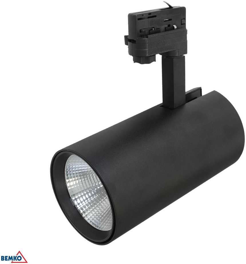 Bemko 12-40W LED akcentinis šviestuvas į 3 fazių bėgelį VASKO, baltas, 3000K
