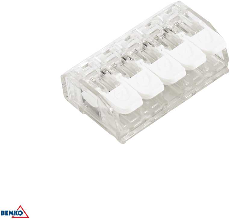 Bemko 5 polių greitoji jungtis, 4mm2