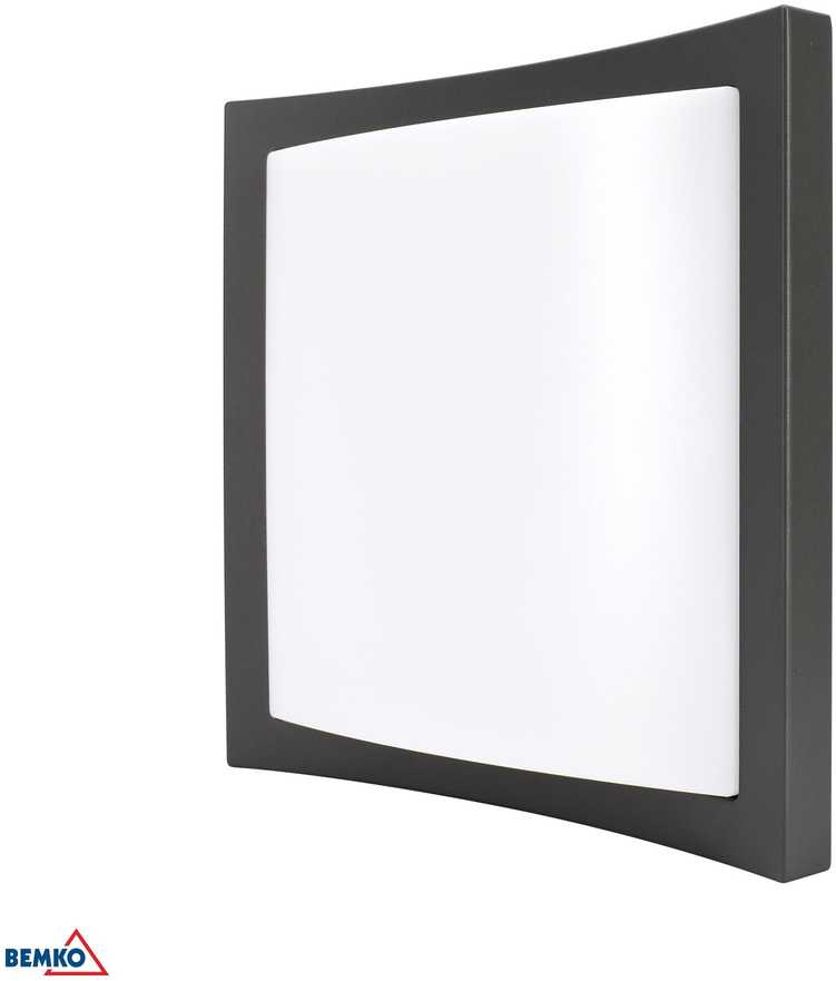 Sieninis šviestuvas Bemko 20W LED sieninis fasado šviestuvas VALANT, grafito sp., 4000K, IP65