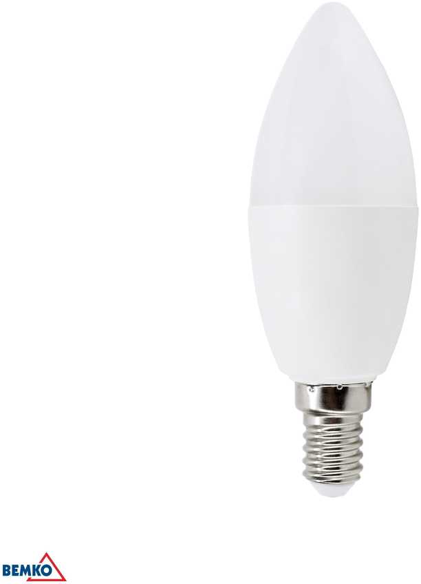 Bemko 7,5W LED lemputė, E14, 3000K, 200°