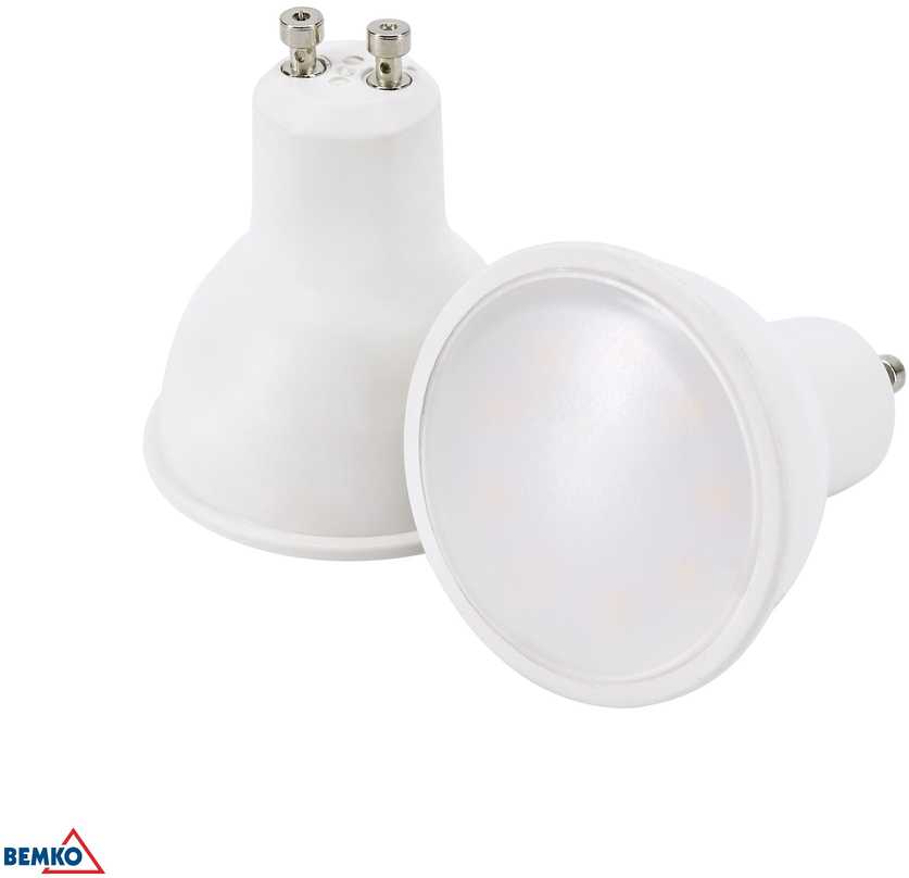 Bemko 8W LED lemputė, GU10, 3000K, 120°