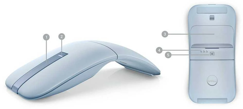 Dell | Kelioninė „Bluetooth“ pelė | MS700 | Belaidė | Mėlyna