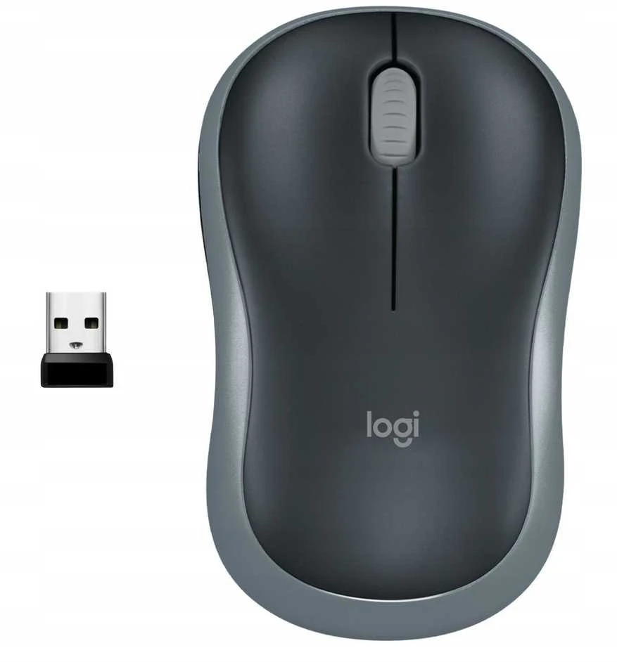 Bevielė pelė Logitech M185 pilka