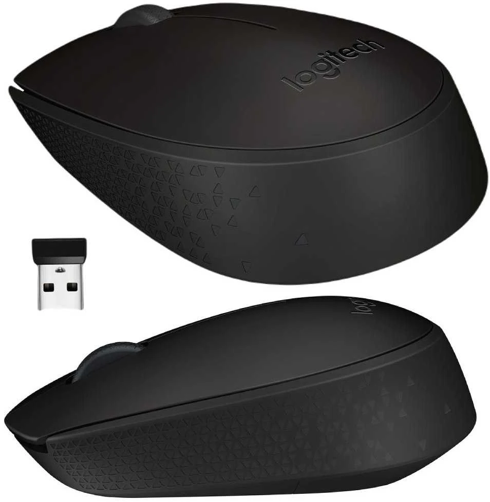 Belaidė pelė Logitech M171, Juoda