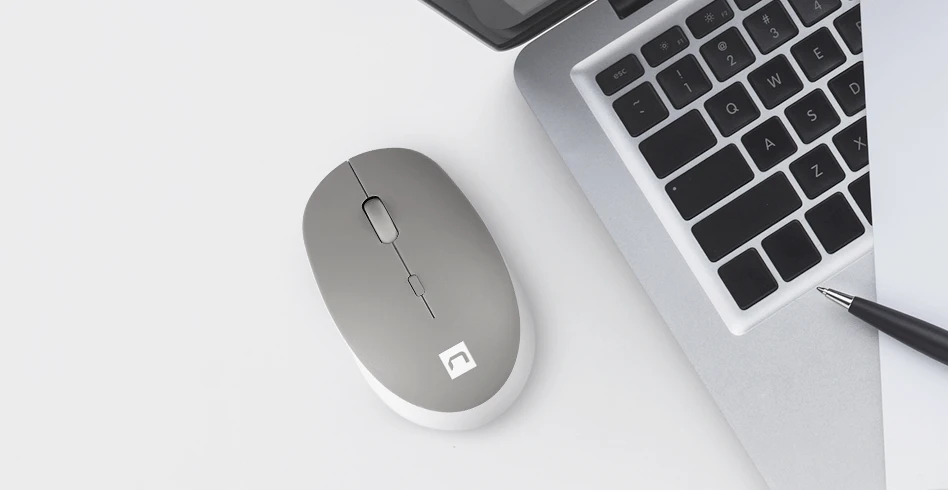 Natec | Pelė | Harrier 2 | Wireless | Bluetooth | Baltas/Pilkas