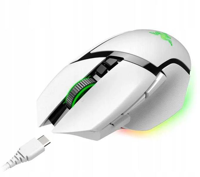 Razer | Basilisk V3 Pro | Wireless | Pelė žaidimams | Bluetooth | Baltas | Yes