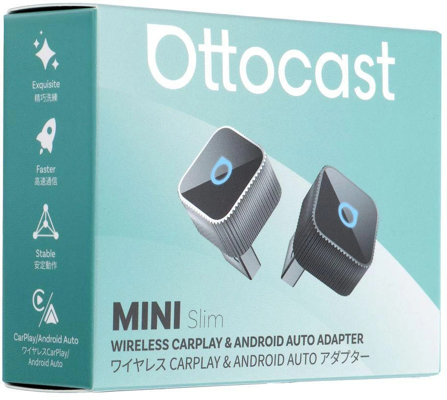 Wireless car adapter OTTOCAST Mini Cube T2 juodas