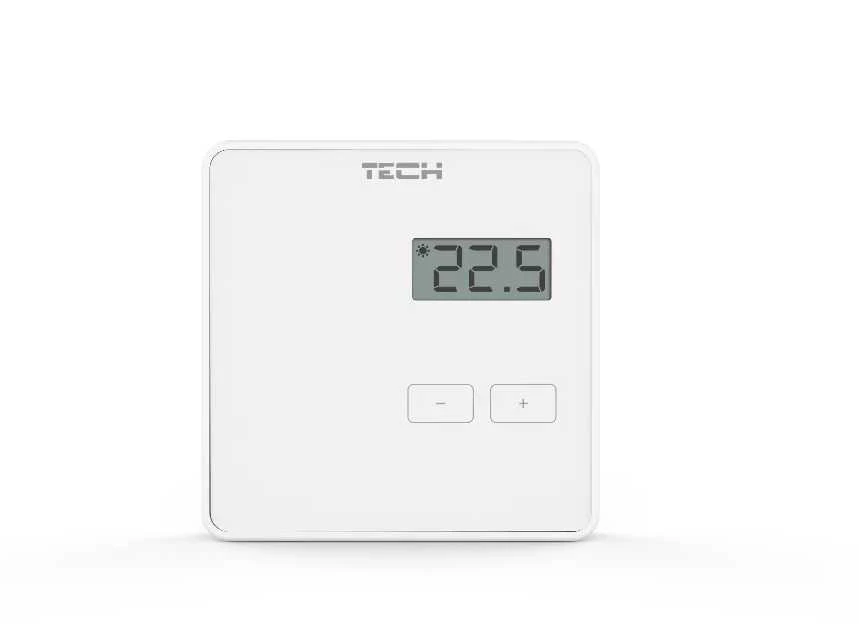TCH Belaidis kambario termostatas baltas R-8B PLUS Tech Controllers