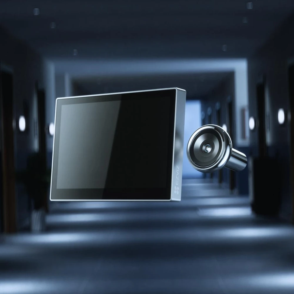 Ezviz CP2 2MP Wireless Door Viewer sidabrinė