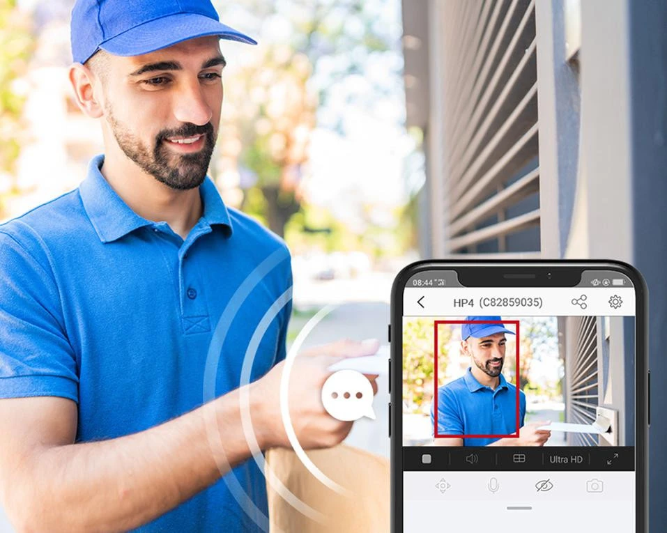 Ezviz CP2 2MP Wireless Door Viewer sidabrinė