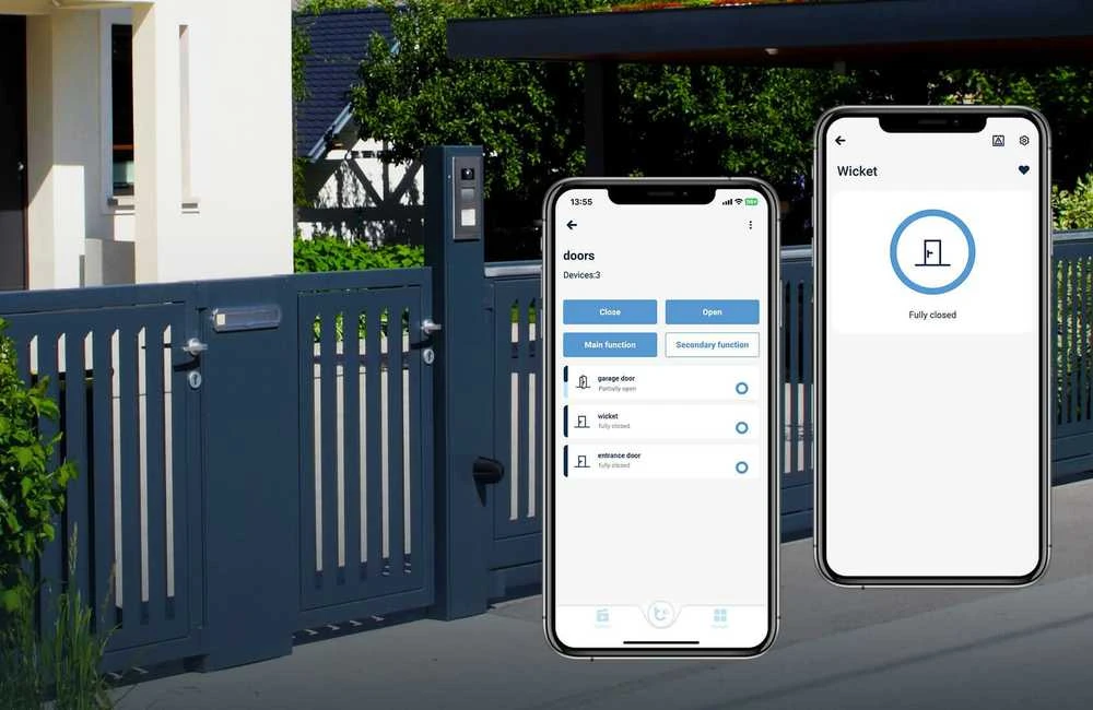BleBox doorbox PRO – durų ir vartų valdiklis 12–24 V AC/DC WiFi – Android / iOS programėlė