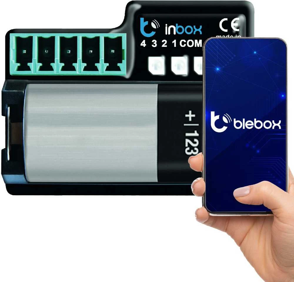 BleBox inBox belaidis mygtukas skirtas BleBox valdikliams