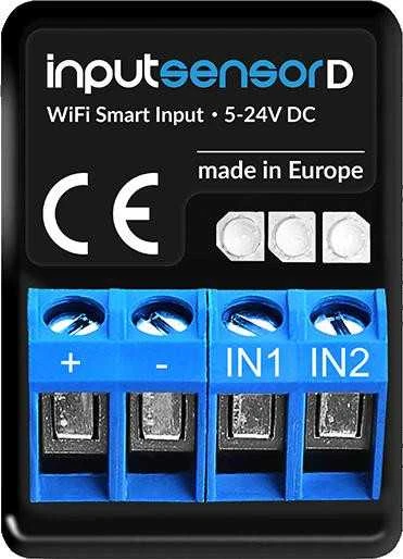 BleBox inputSensorD – 2 kanalų WiFi įvesties modulis 5–24V DC