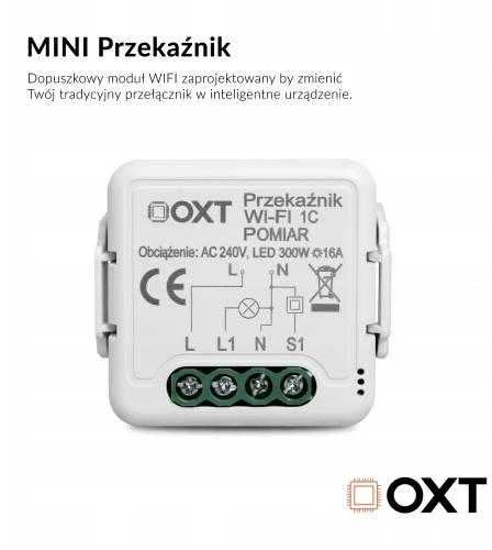 Blebox Tuya – vieno kanalo mini WiFi relė – Android/iOS programa – OXT SWT21P