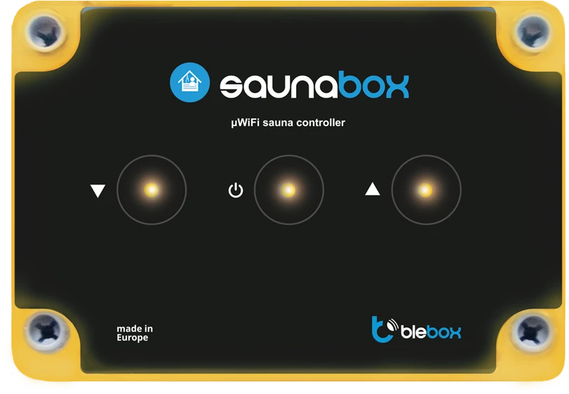 BleBox SaunaBox - WiFi šildymo valdiklis - Android / iOS