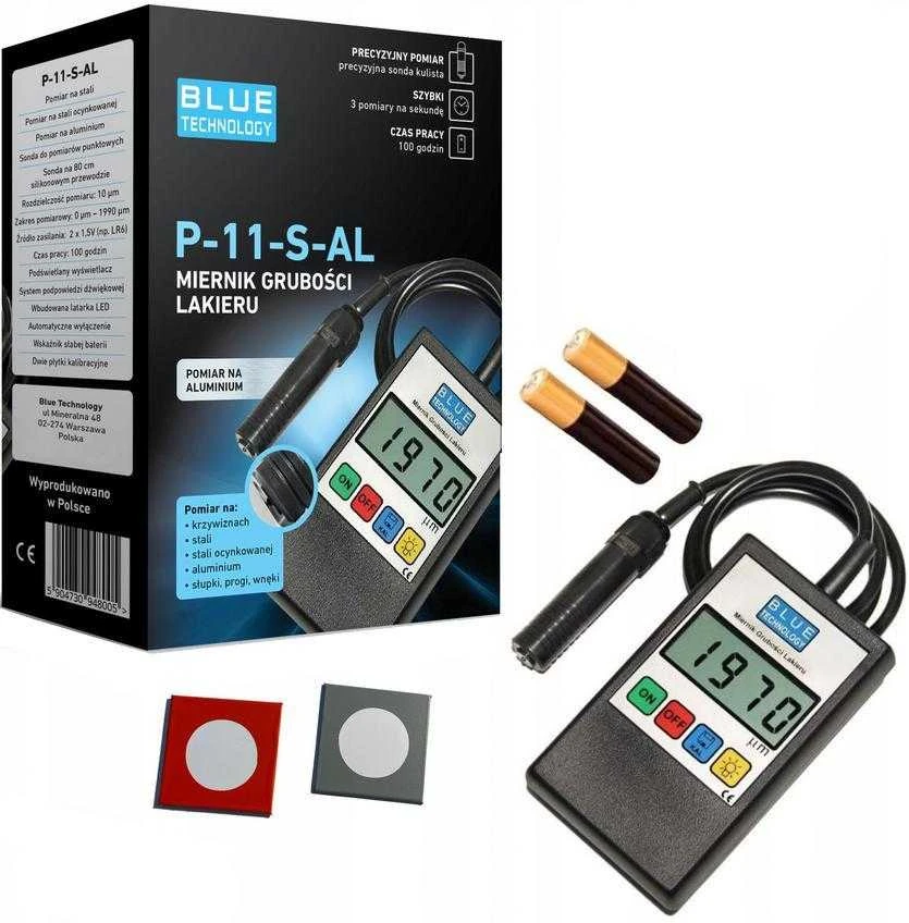 Blue Technology Dažų storio matuoklis P-11-S-AL