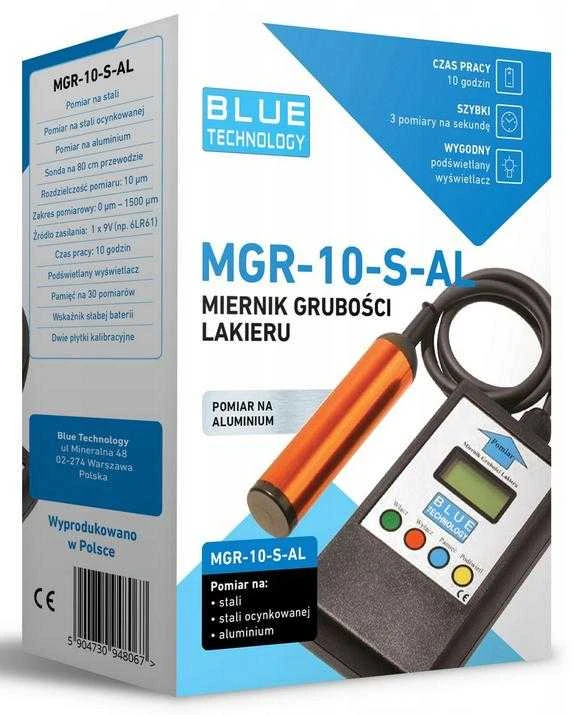 Blue Technology Mėlyna Dažų storio matuoklis Mėlyna Technology MGR-10-S-AL