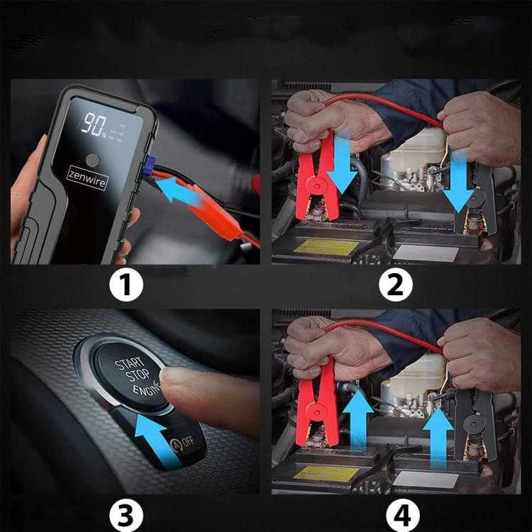 ZEW Booster Jump Starter 6400 mAh Car Powerbank Zenwire CY16