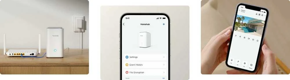 Stebėjimo sistema Reolink Home Hub 1