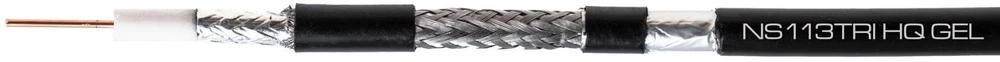 Conotech RG6U NS113TRI aukštos kokybės kabelis PE+GEL 1.13 CU x144 100m