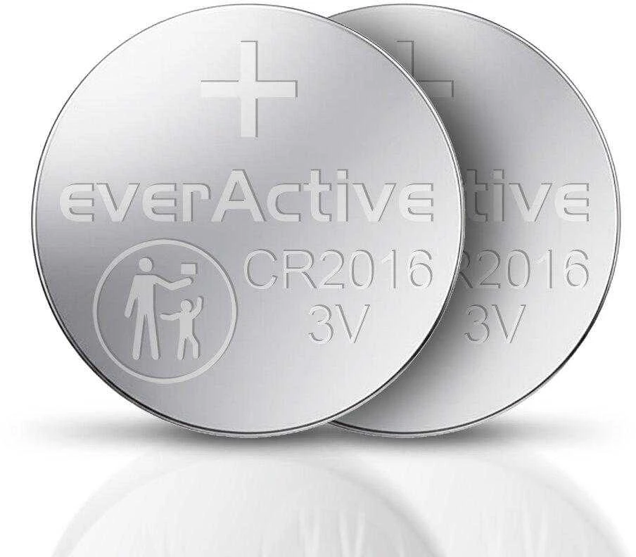 everActive CR2016 3V ličio monetų tipo baterijos