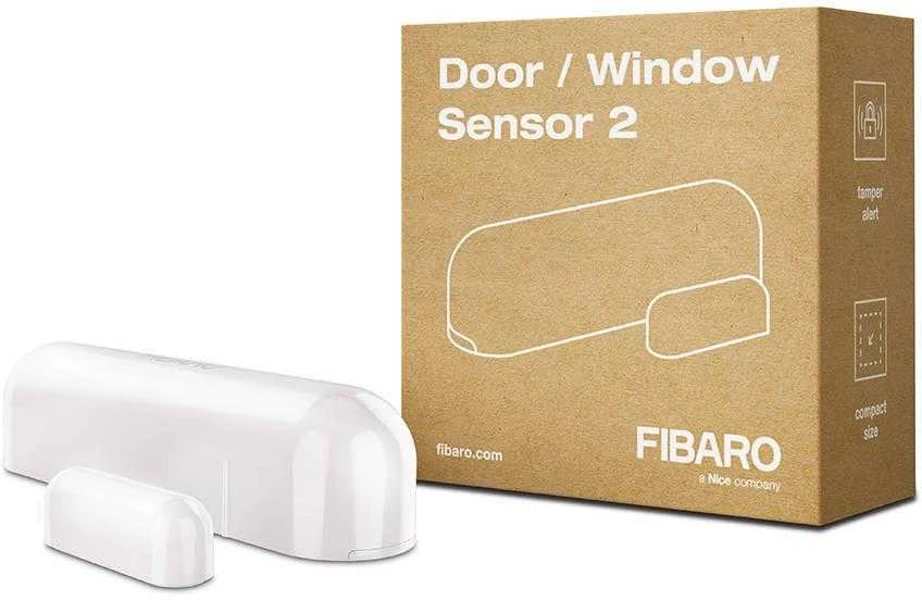 Fibaro | 2 durų/langų jutiklis | Z-Wave | Baltas