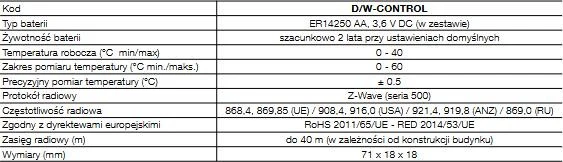 Fibaro Nice Z-Wave durų/langų jutiklis su temperatūros matavimu | FGDW-002-7 EU durų/langų valdymas | Ruda