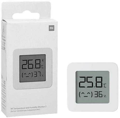 Jutiklis Xiaomi Mi Temperature and Humidity Monitor 2, baltas