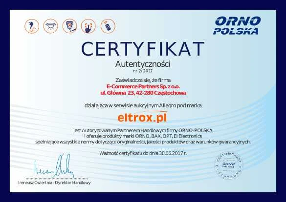 Orno Czujnik Prieblandos jutiklis su hermetišku išoriniu zondu, IP65, 2300 W
