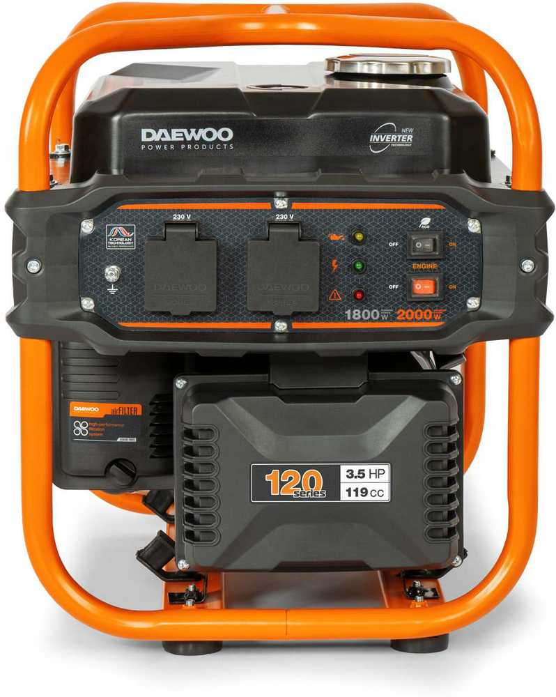Daewoo Power Products INVERTERIO GENERATORIAUS GENERATORIAUS DAEWOO GDA 2500i 2.0kW