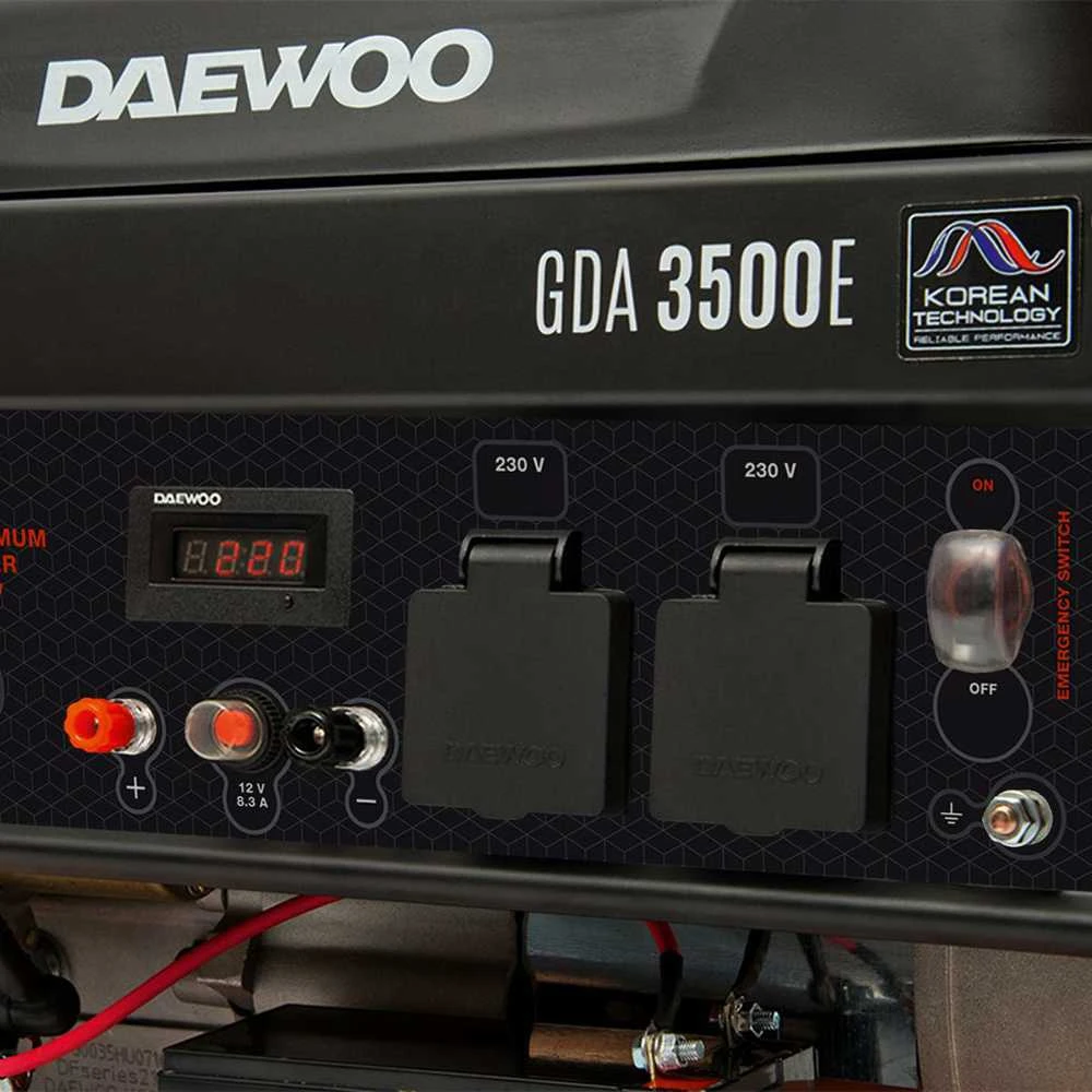 Daewoo vienfazis benzininis generatorius GDA 3500E 3.2kW