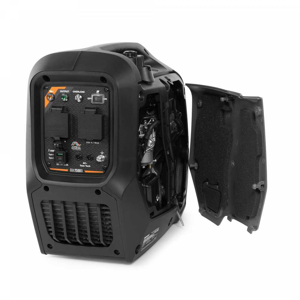 Inverterinis benzininis generatorius Daewoo GDA 2500 Si 2.0kW