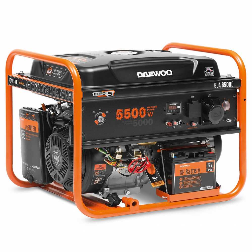 Benzininis generatorius DAEWOO GDA 6500E
