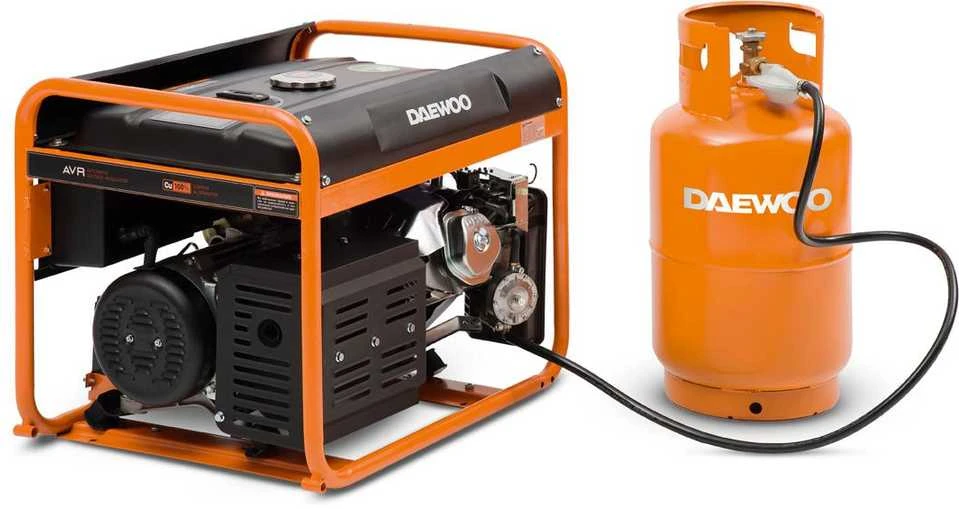 Daewoo benzinins/dujinis generatorius GDA 7500DFE 6kW el. starteris