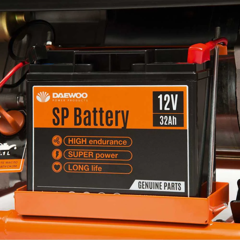 Daewoo benzinins/dujinis generatorius GDA 7500DFE 6kW el. starteris