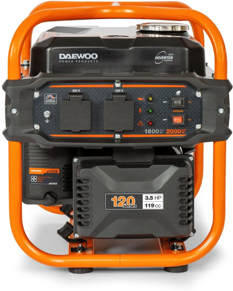 Daewoo Power Products INVERTERIO GENERATORIAUS GENERATORIAUS DAEWOO GDA 2500i 2.0kW