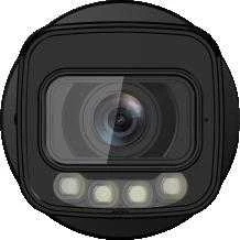 IP KAMERA IPC-HFW3849T-ZAS-IL-27135-Juodas Išmanusis Dvigubo Apšvietimo WizSense - 8 Mpx 4K UHD 2.7 ... 13.5 mm - MOTORIZUOJAMAS PRIARTINIMAS DAHUA