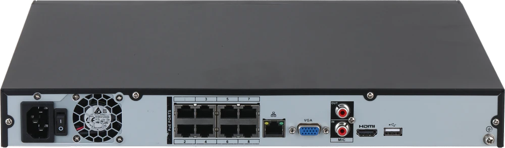 IP REGISTRATORIUS NVR4208-8P-4KS3 8 KANALŲ, 8 PoE DAHUA