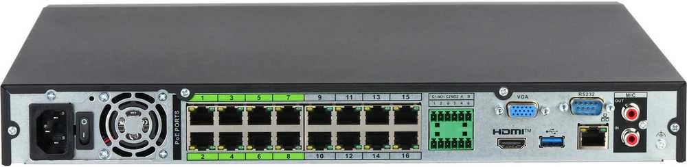 IP REGISTRATORIUS NVR5216-16P-EI2 16 KANALŲ, 16 PoE WizSense DAHUA