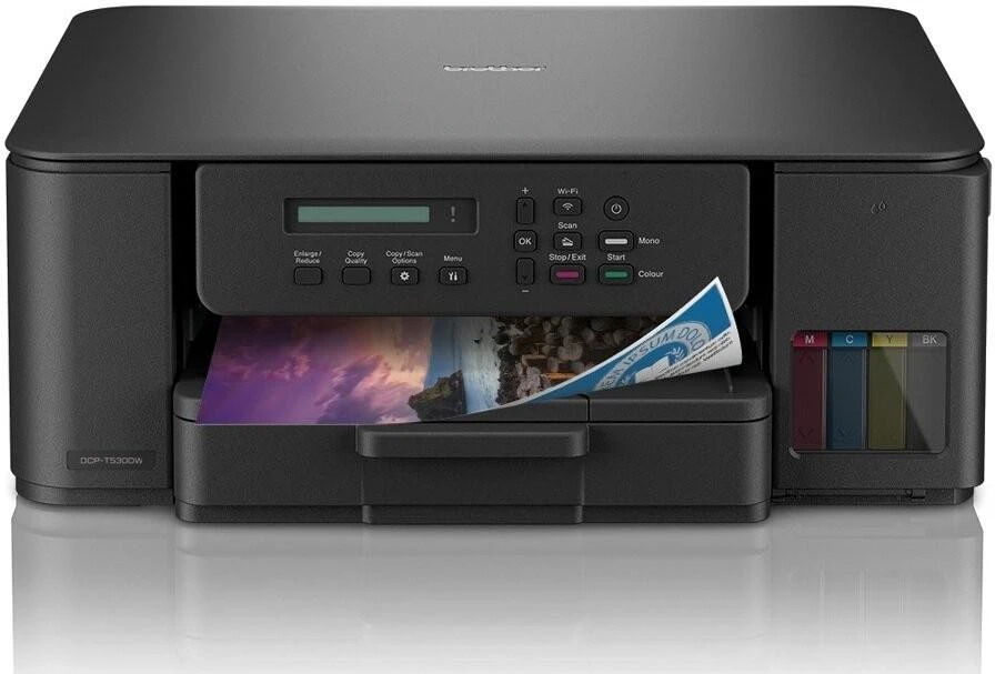 Spausdintuvas Brother | DCP-T530DW | Inkjet | Spalvotas | A4 | Wi-Fi | Juodas