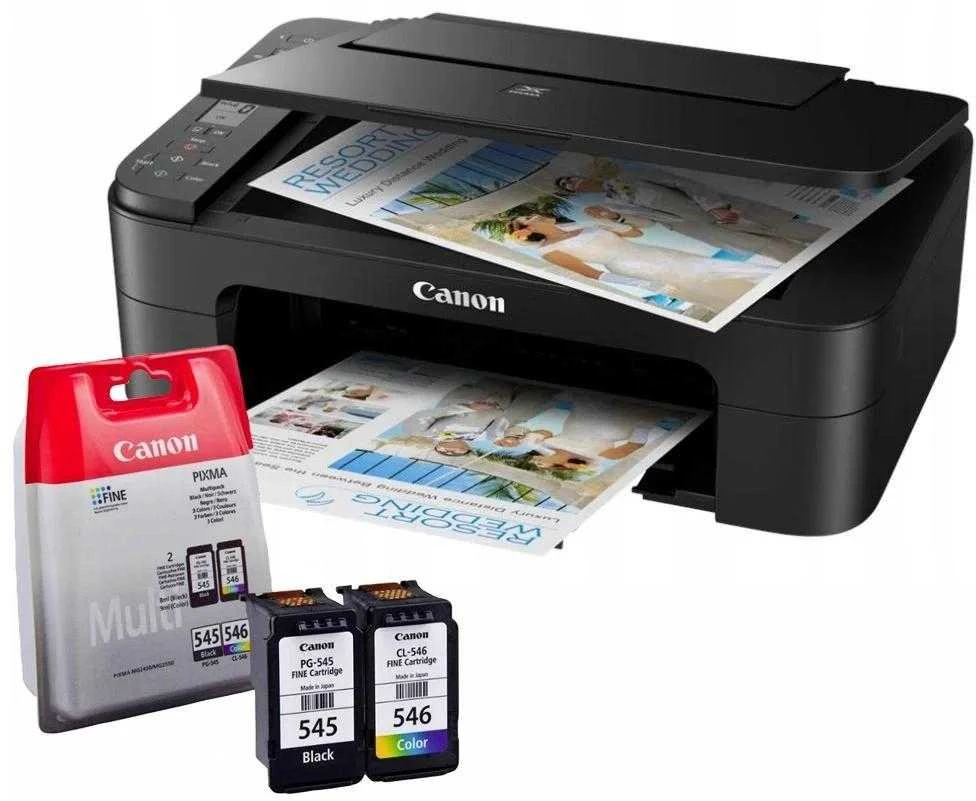 Canon PIXMA TS3350 EUR | 3771C006 | Inkjet | Spalvotas | Daugiafunkcinis Spausdintuvas | A4 | Wi-Fi | Juodas