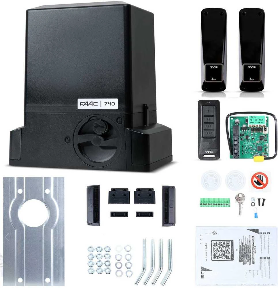 FA1 Delta 2 Set – FAAC 740 for 500kg sliding gates
