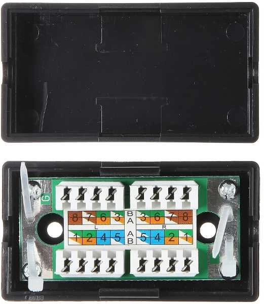 Inline LANBERG AD-RJ45-RJ45-OU5 RJ45 linijinė jungtis Cat.5e