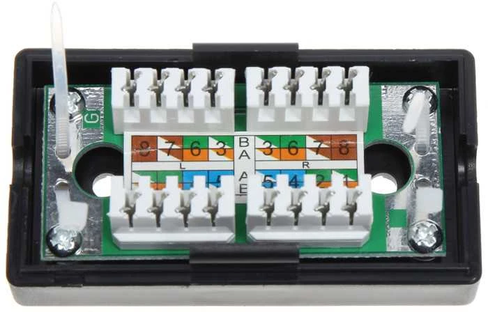 Inline LANBERG AD-RJ45-RJ45-OU5 RJ45 linijinė jungtis Cat.5e