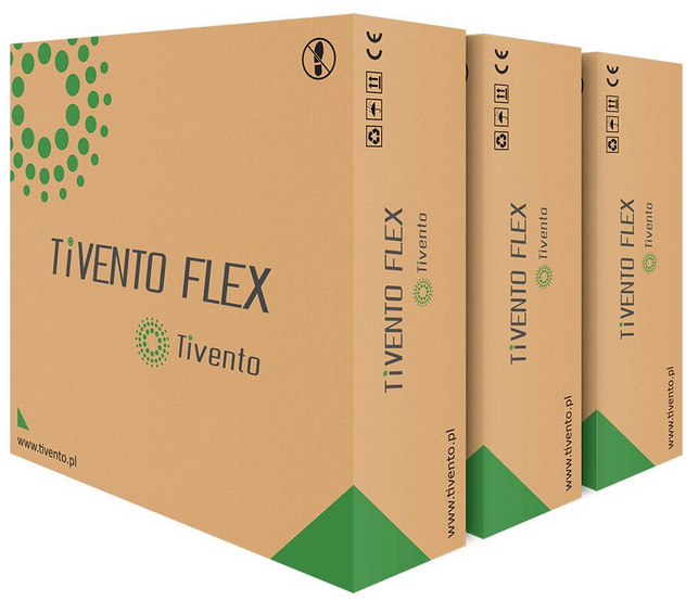 Dengtas varinis vamzdis, 1/2 žiedo, 25 m, Tivento Flex