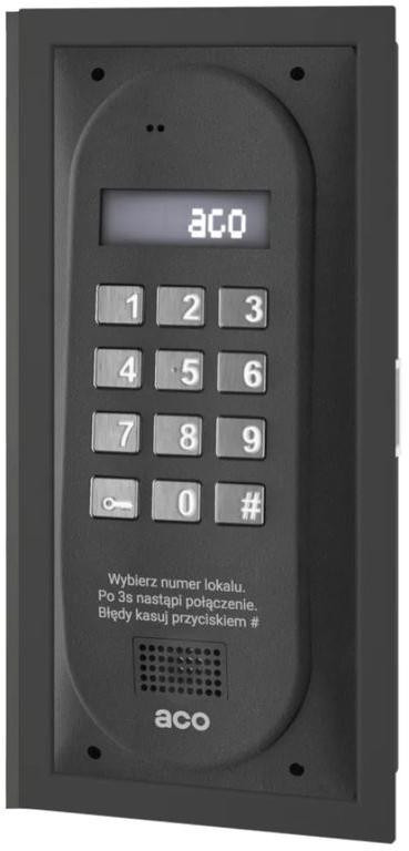 ACO CDNP8ACC ST (G3) (B) CENTRALA DOMOFONOWA aprašymas - Prekės nuotrauka