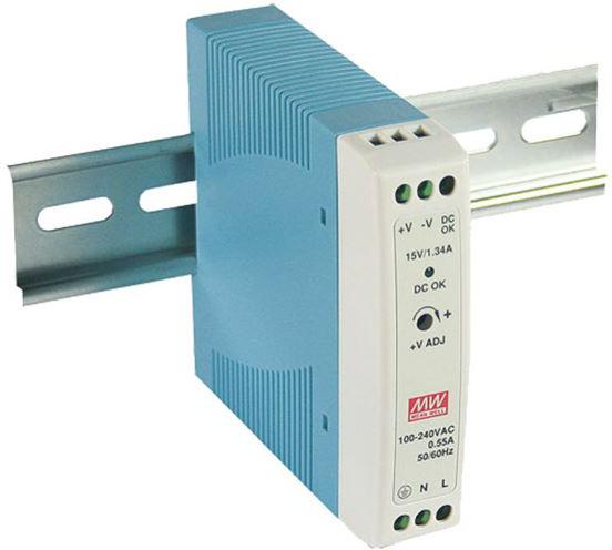 ACO PS-MDR-20-15 DC maitinimo šaltinis, DIN bėgelis, su PE jungtimi aprašymas - Prekės nuotrauka ACO PS-MDR-20-15 DC maitinimo šaltinis, DIN bėgelis, su PE jungtimi aprašymas - Prekės nuotrauka